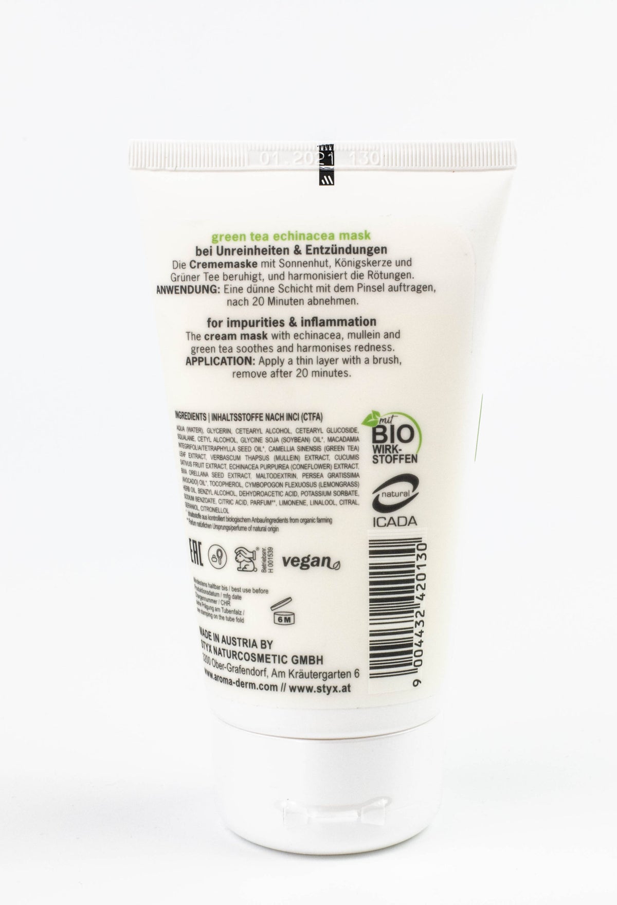 Green Tea Face Echinacea Mask