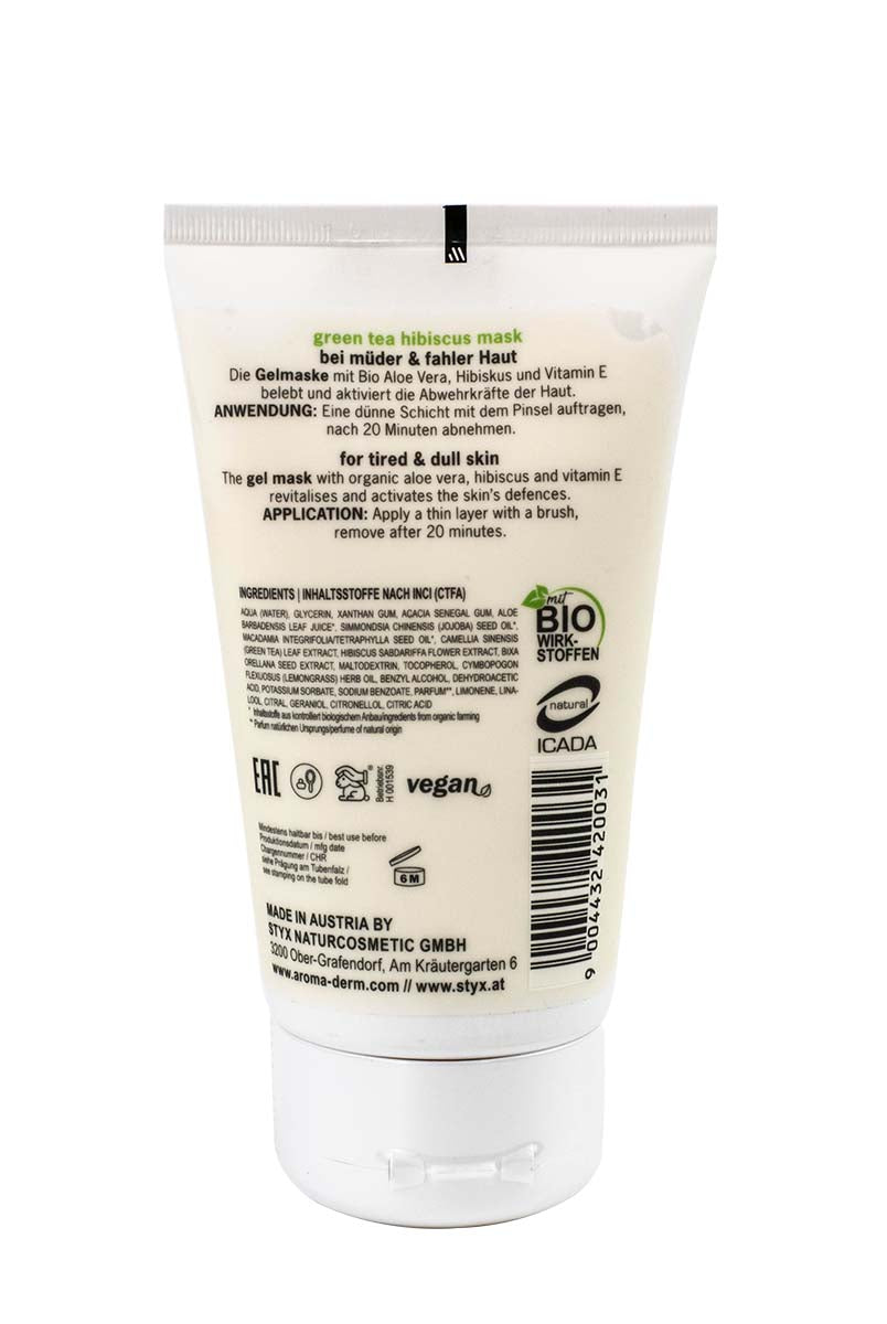 Green Tea Face Hibiscus Mask