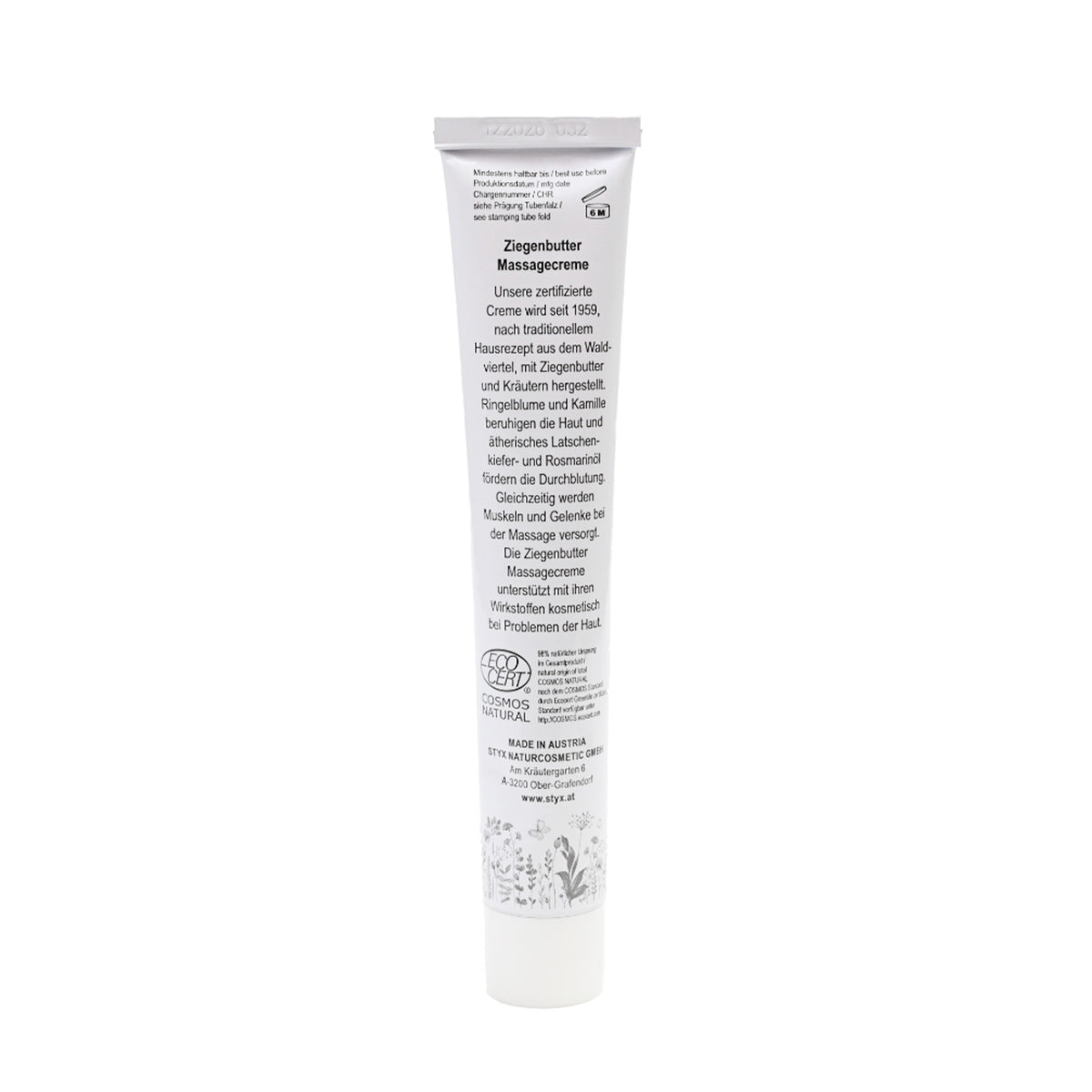Goat butter massage cream